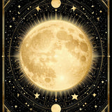 Celestial Black and White Elegance(Gold)