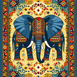 Artful Symmetrical Trellis Layout(Gold)