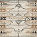 Artful Distressed Lattice Arrangement(Beige)