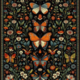 Intricate Nature Inspired Design Elements(Black)