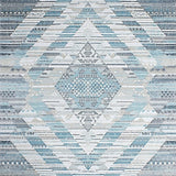 Modern Blue Lattice Design(Blue)