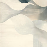 Whispering Waves Area Smoke & Beige Shifting Sands Design(Beige)