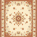 Boho Chic Medallion Area With Traditional Artisanal Elements(Beige)