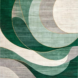 Contemporary Earthy Toned Abstract(Green)