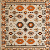 Elegant Ogee Patterned Design(Beige)