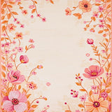 Bright Leafy Design(Ivory)