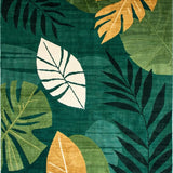 Chic Abstract Botanical Motif(Green)