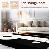 Elegant Black and White Geometric Visual(Black)