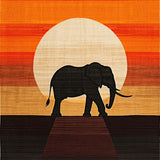 Minimalist Abstract Fauna Illustration(Orange)