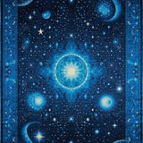 Modern Interstellar Journey Motif(Blue)