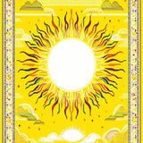 Whimsical Sunburst Color Palette(Yellow)
