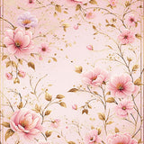 Trendy Youthful Floral Expression(Pink)