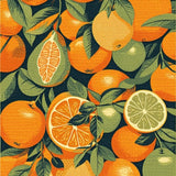 Vibrant Patterned Mat(Orange)