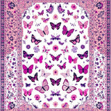 Artful Modern Butterfly Silhouette(Pink)