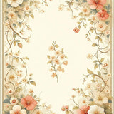 Stylish Beige Floral(Beige)