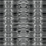 Monochrome Striped Chic Statement(Black)
