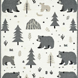 Playful Minimalist Bear Arrangement(Gray)