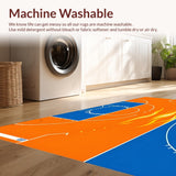 Vibrant Orange Court Theme(Blue)