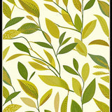 Tropical Leaf Beige Featuring a Vibrant Nature Inspired Design(Ivory)