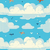 Blue Sky Exploration Motif(Blue)
