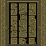 Chic Geometric Gold Accents(Black)