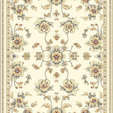 Foldable Hallway Featuring a Delicate Floral Medallion(Beige)