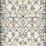 Artful Tribal Medallion Composition(Beige)