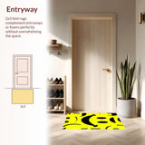Eclectic Cheerful Face Design Element(Yellow)