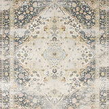 Vintage Inspired with Muted Beige and Dusty Grey Ornamental Motifs(Beige)