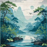 Artful Nature Themed Cozy Atmosphere(Blue)