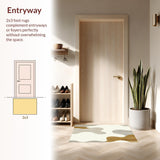 Modern Abstract Flowing Area Beige Cream Pet Friendly Non Shedding(Beige)
