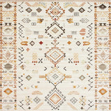 Eclectic Geometric Ivory Texture(Beige)