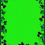 Bold Geometric Shamrock Aesthetics(Green)
