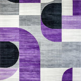 Modern Abstract Half Moon(Purple)
