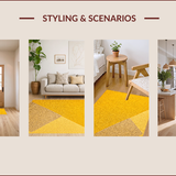 Contemporary Bold Yellow Kids Playroom Durable(Yellow)