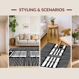 Contemporary Black and White Elegance(Black)