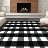 Chic Monochrome Geometric Print(Black)