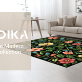 Maximalist Botanical Bloom Composition(Red)