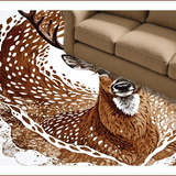 Faux Fur Deer Hide(Brown)