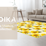 Rustic Cheerful Sunflower Arrangement(Beige)