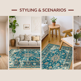 Vintage Floral Texture Harmony(Green)