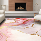 Trendy Abstract Pink Gold Vortex(Pink)