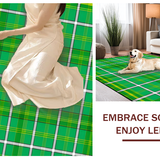 Airy Pastel Toned Plaid Style(Green)
