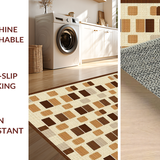 Abstract Earthy Cookie Motif(Beige)