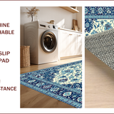 Coastal Elegant Damask Aesthetic(White)