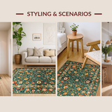 Trendy Colorful Petal Design(Green)
