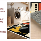 Retro Vinyl Record Bathroom Non Slip(Red)
