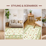 Fresh Light Green Flower Accents(Ivory)