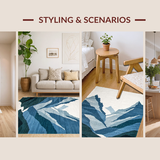 Minimalist Cool Toned Landscape Design(Blue)