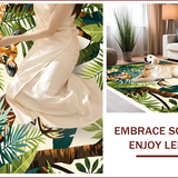Tropical Cream Non Shedding Dining Room(White)